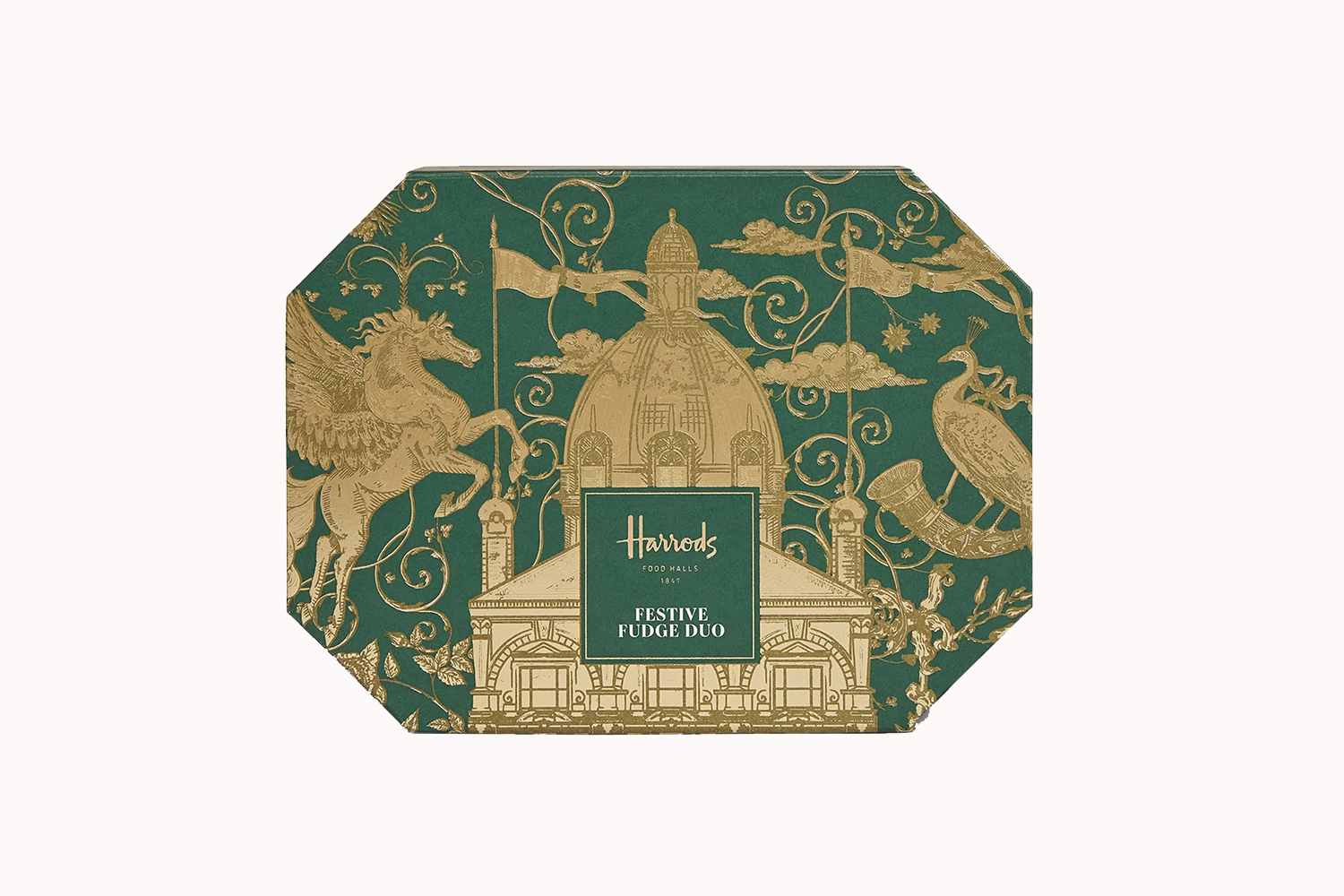 Buy Harrods Festive Fudge Duo (300g) Gift Box Online