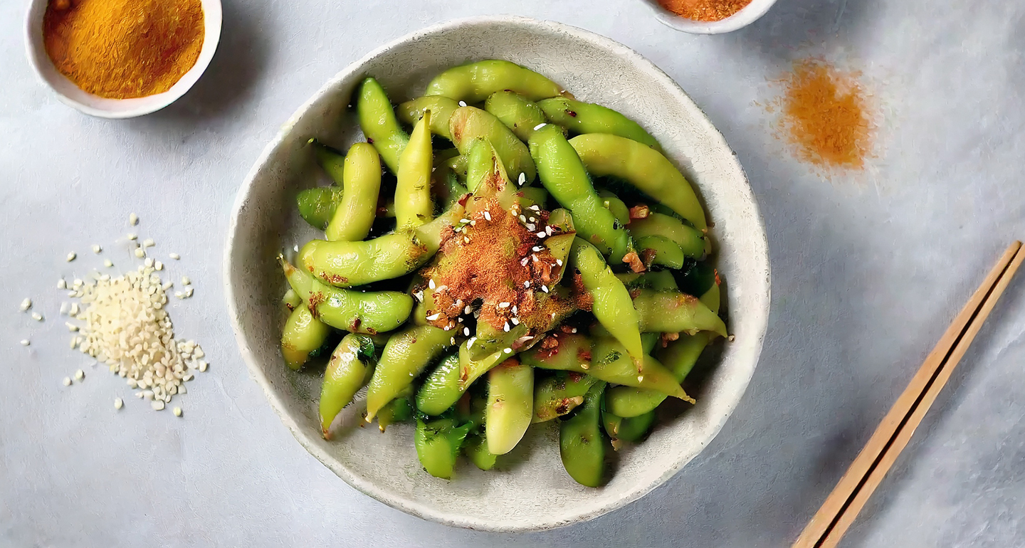 Spicy Edamame With Togarashi Recipe | Foodstories