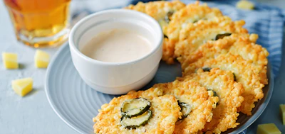 Keto Deviled Parmesan Crisps